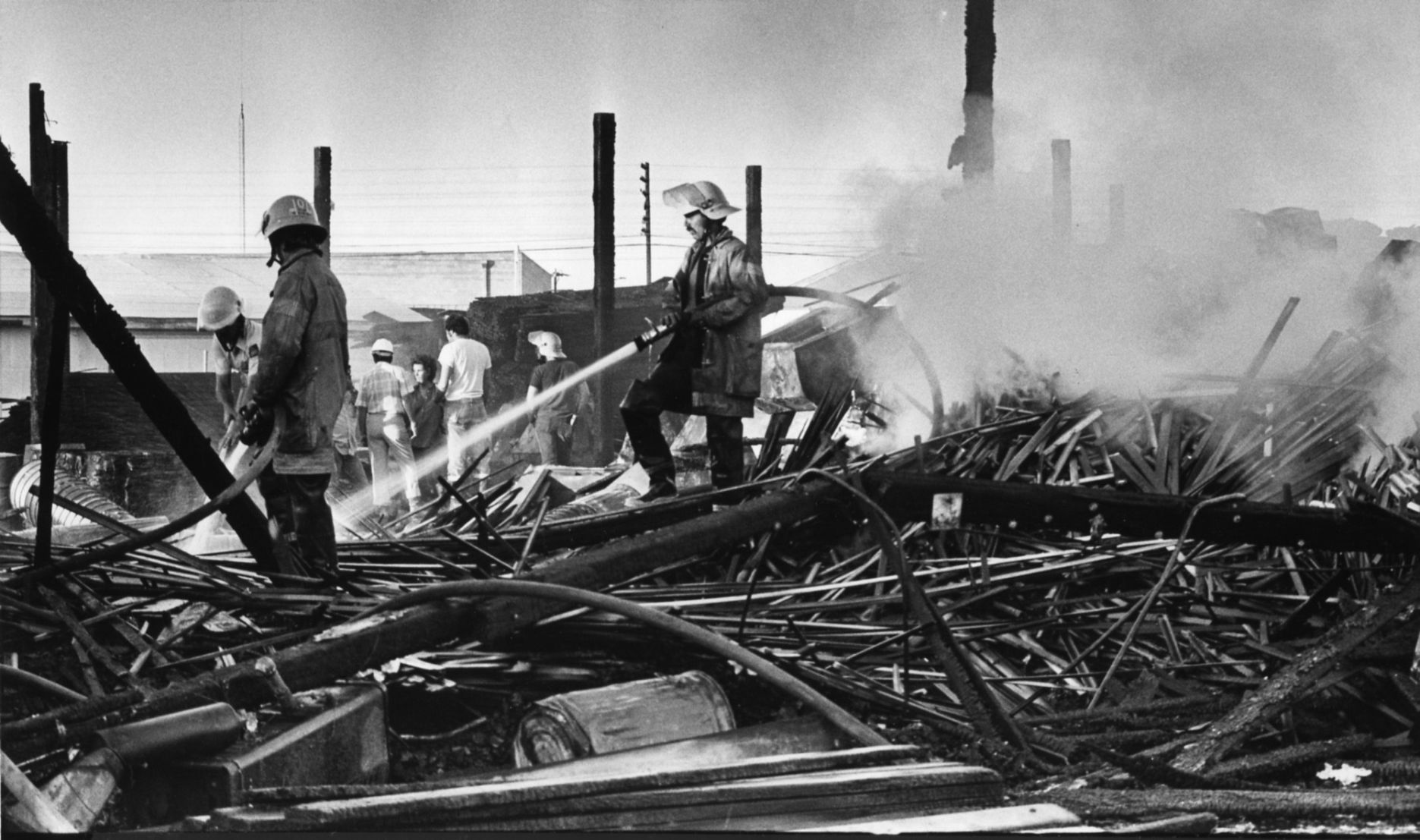 Sunset Lumber fire